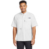 Eddie Bauer Men's White S/S Performance Fishing Shirt