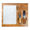 Carson Natural 4-Piece Acacia Wood Cheese Set