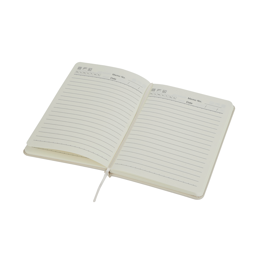 Logomark Cream Manhattan II Gift Set w/Magnetic Journal & Recycled Pen