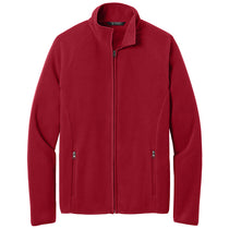 Port Authority Men's Rich Red C-FREE Raglan Fleece