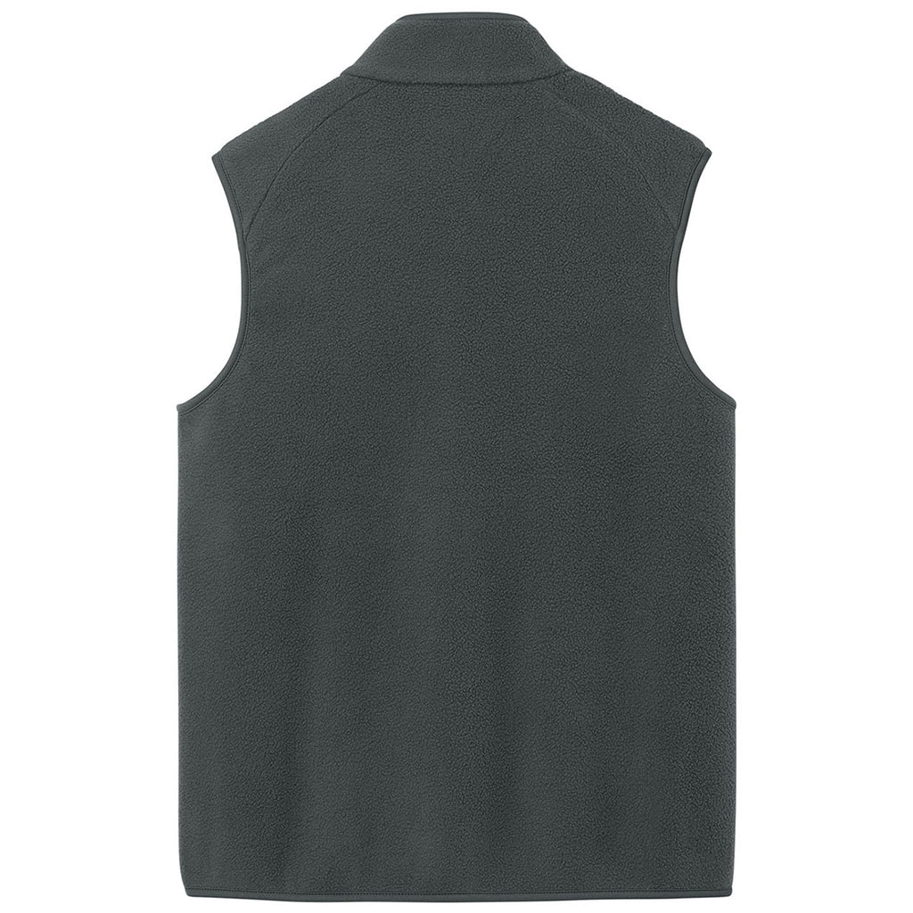 Port Authority Men's Grey Steel C-FREE Fleece Vest