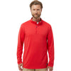 Oakley Men's Team Red Team Issue Podium Quarter-Zip Pullover