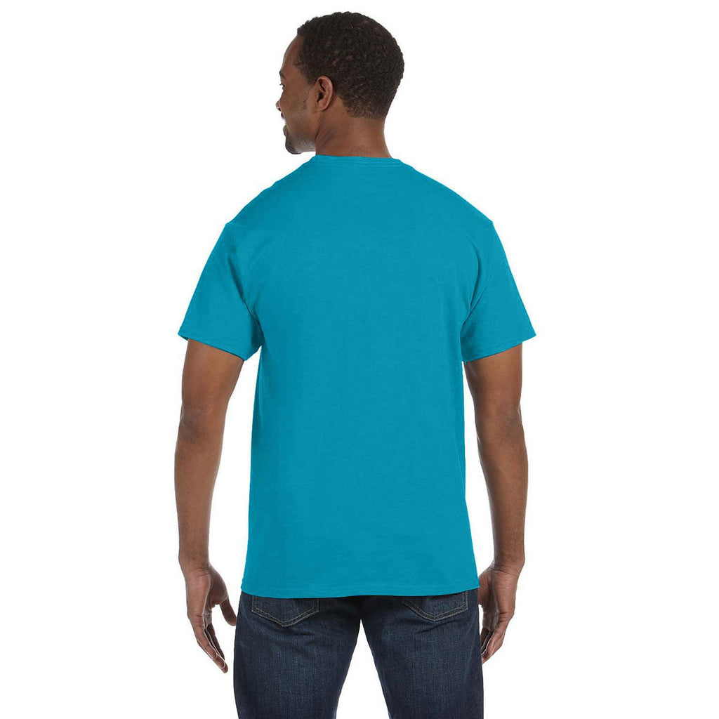 Gildan Men's Tropical Blue 5.3 oz. T-Shirt