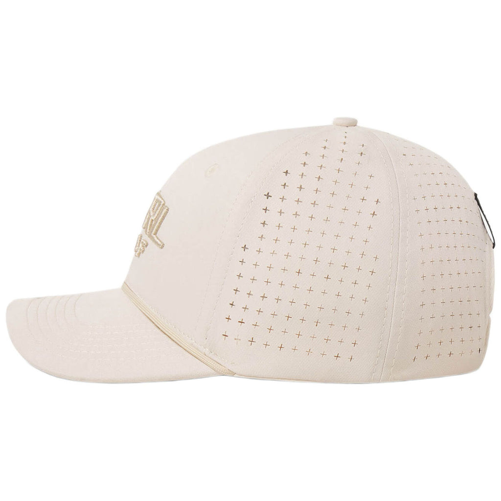 UNRL Butter Cream Golf Primary Snapback - Mid-Pro