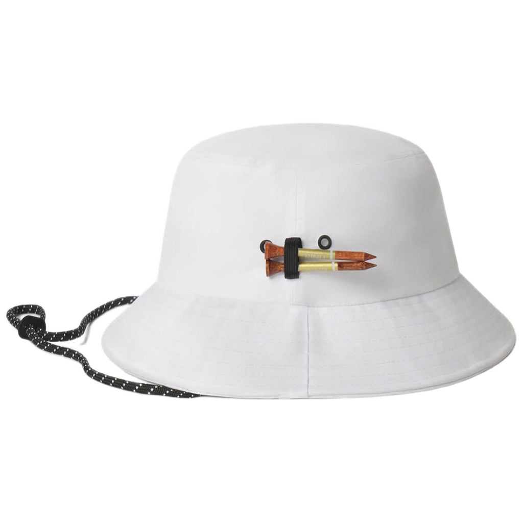 UNRL White DWR Bucket Hat