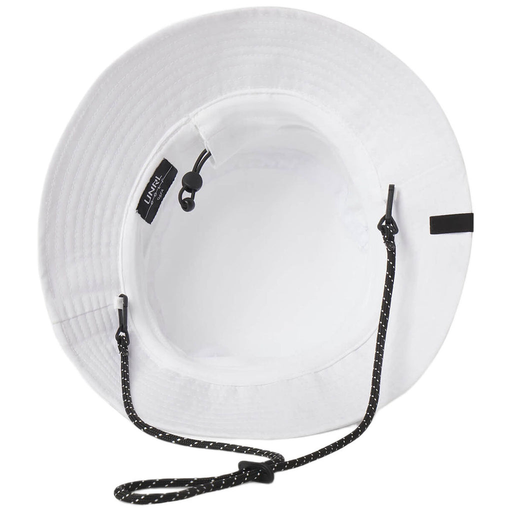 UNRL White DWR Bucket Hat