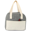 Logomark Grey Nika 6-Can Lunch Cooler