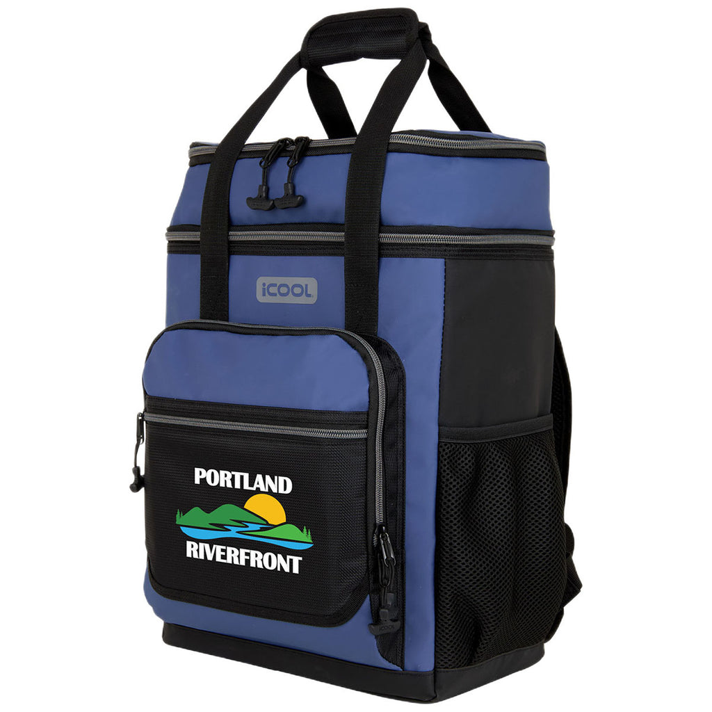 iCOOL Navy 24-Can Pinecrest Cooler Backpack