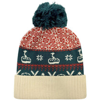 LOCALE Nordic Chairlift/Beige Grand Recycled Beanie