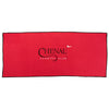 The Magnet Group Red Caddy Waffle Weave Golf Towel