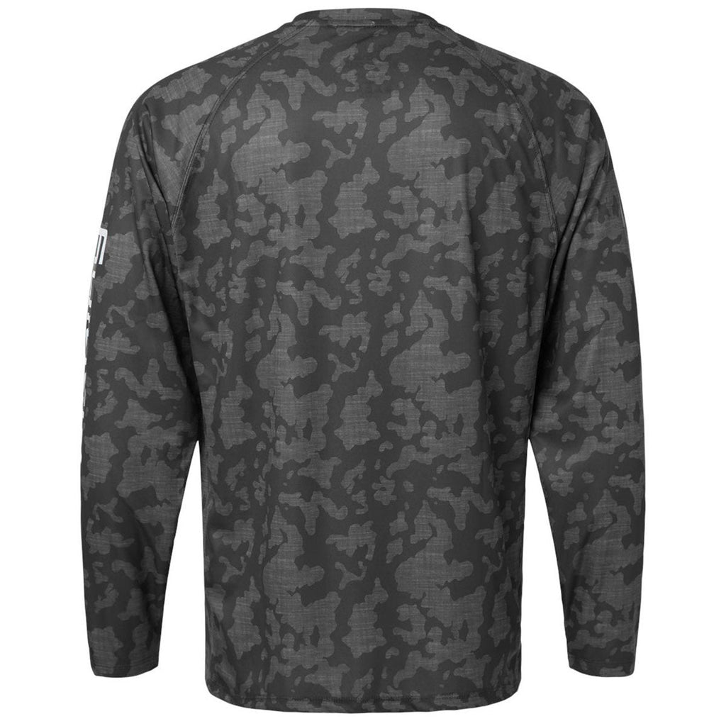HUK Men's Volcanic Ash LoPro Running Lakes Long Sleeve T-Shirt