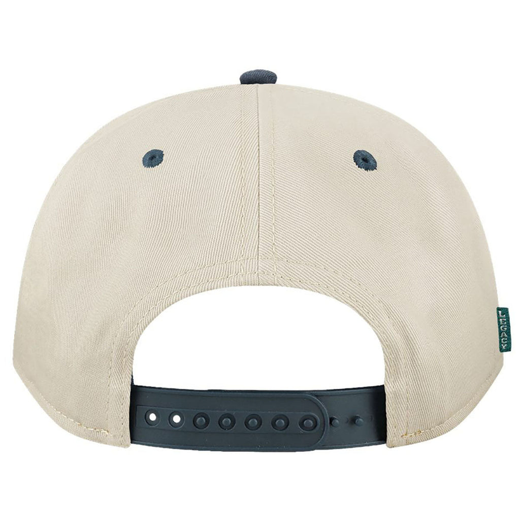 Legacy Stone/Navy Heritage Twill Cap