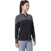 Levelwear Women's Black Classic Stripes Pullover