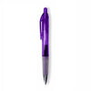 48-Hour BIC Clear Purple Intensity Clic Gel Pen with Black Ink