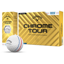 Callaway White Chrome Tour Triple Track Golf Balls (One Dozen)