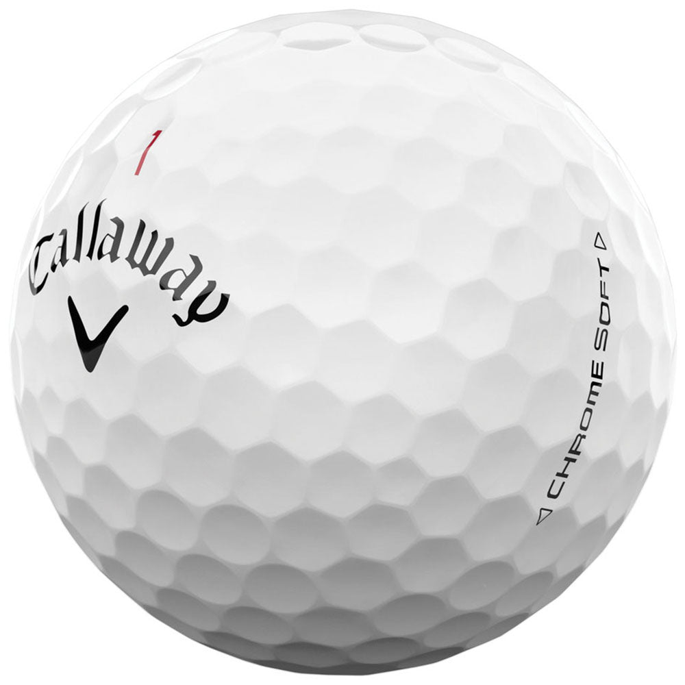 Callaway White Chrome Soft Golf Balls (One Dozen)