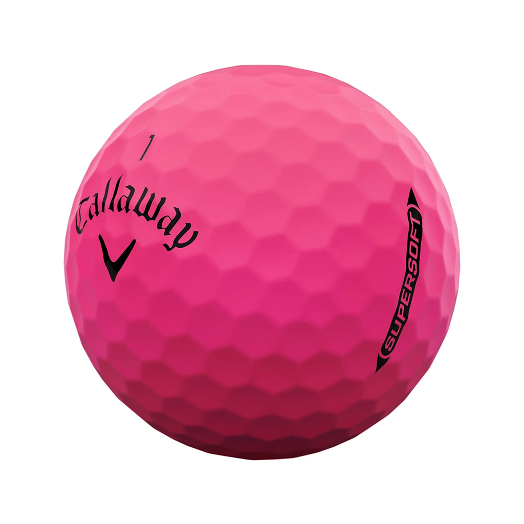 Callaway Pink SuperSoft Golf Balls (One Dozen)