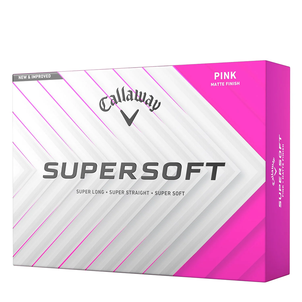 Callaway Pink SuperSoft Golf Balls (One Dozen)