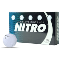 Nitro White Ultimate Distance Golf Balls (15 Ball Pack)