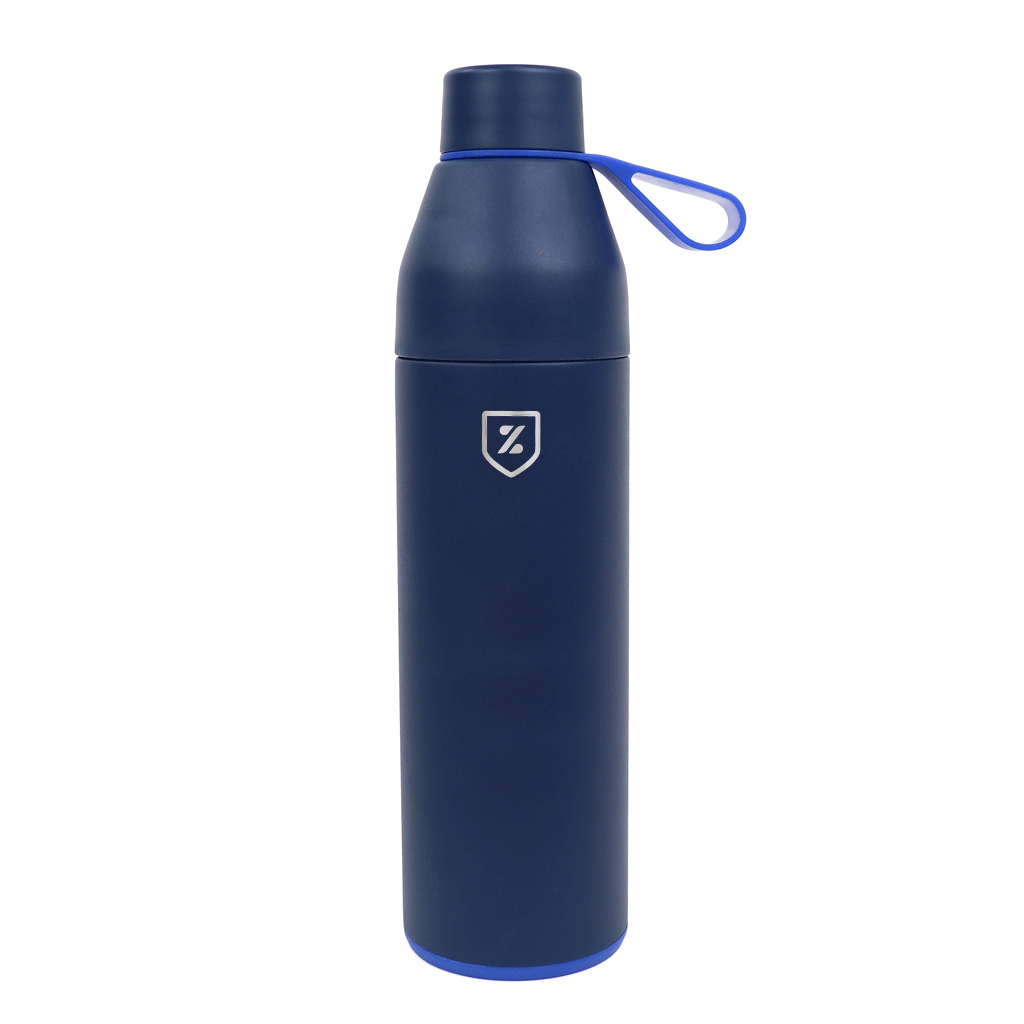 Zusa Navy Sidekick Water Bottle 20 oz