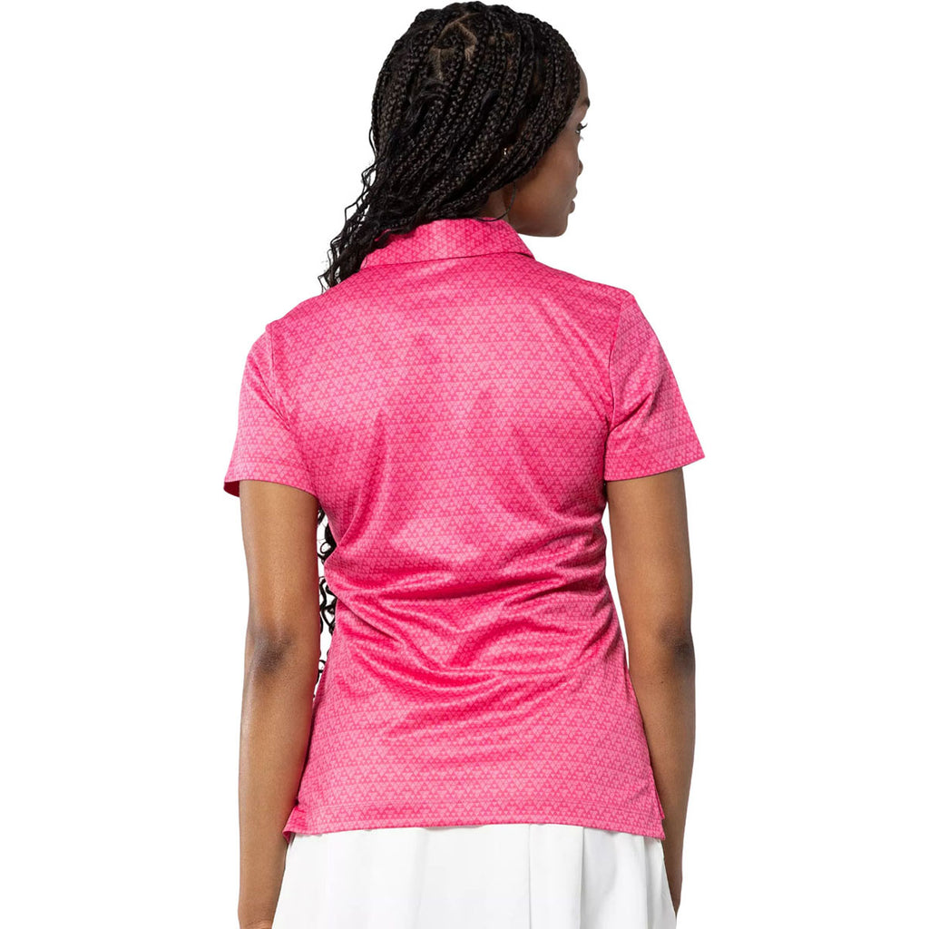 Levelwear Women's Deep Pink System Polo
