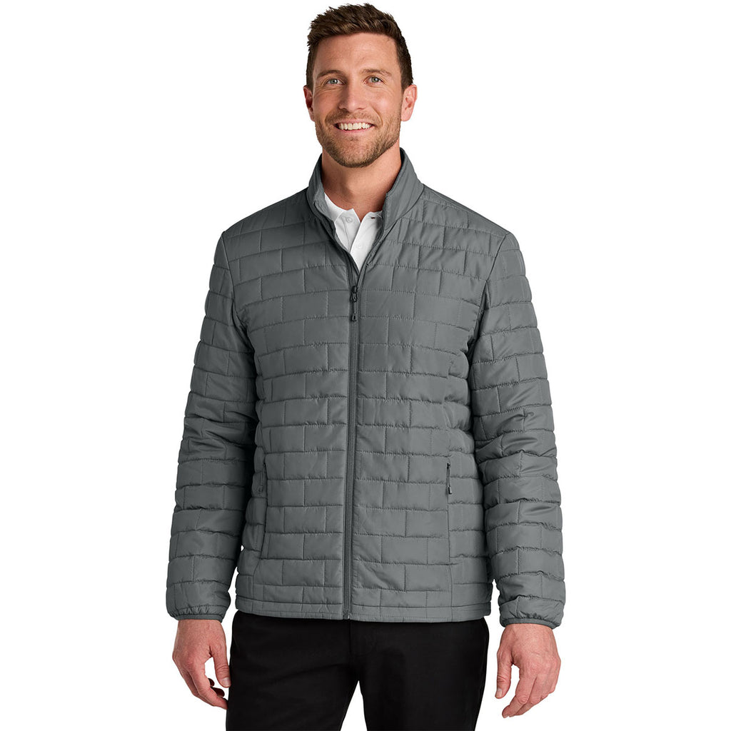 Port Authority Men's Smoke Grey C-FREE Brick Jacket