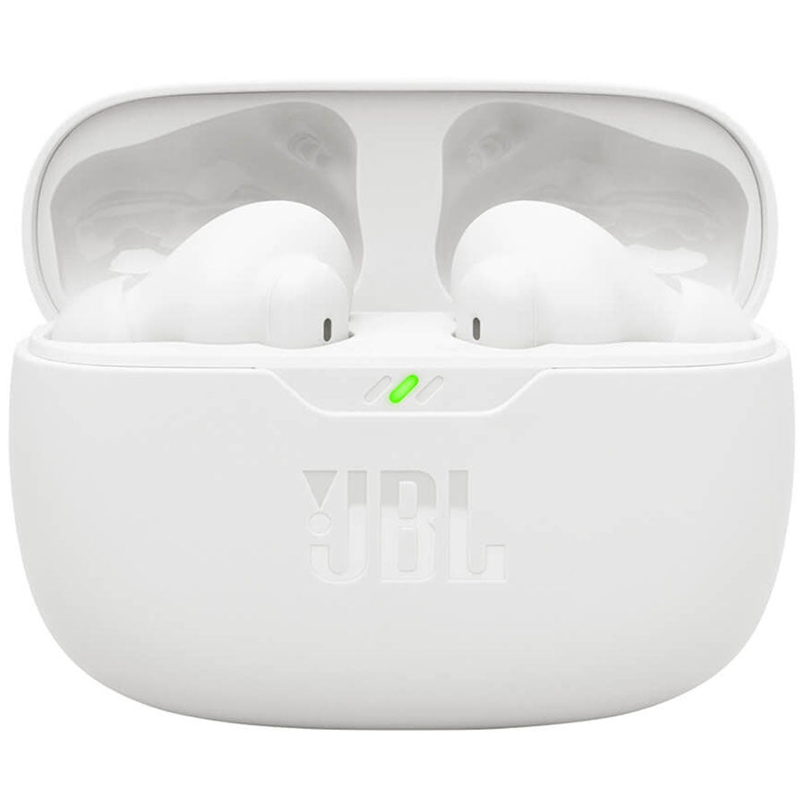 JBL White Vibe Beam 2 True Wireless Earbuds