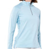 Levelwear Women's Mute Blue Kinetic Midlayer Pullover