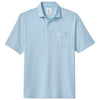 Johnnie-O Men's Cloud Blue Ryan Original Four-Button Polo