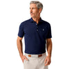 Johnnie-O Men's Navy Stevie Performance Mesh Polo
