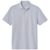 Johnnie-O Men's Navy Cruz Stripe Performance Mesh Polo