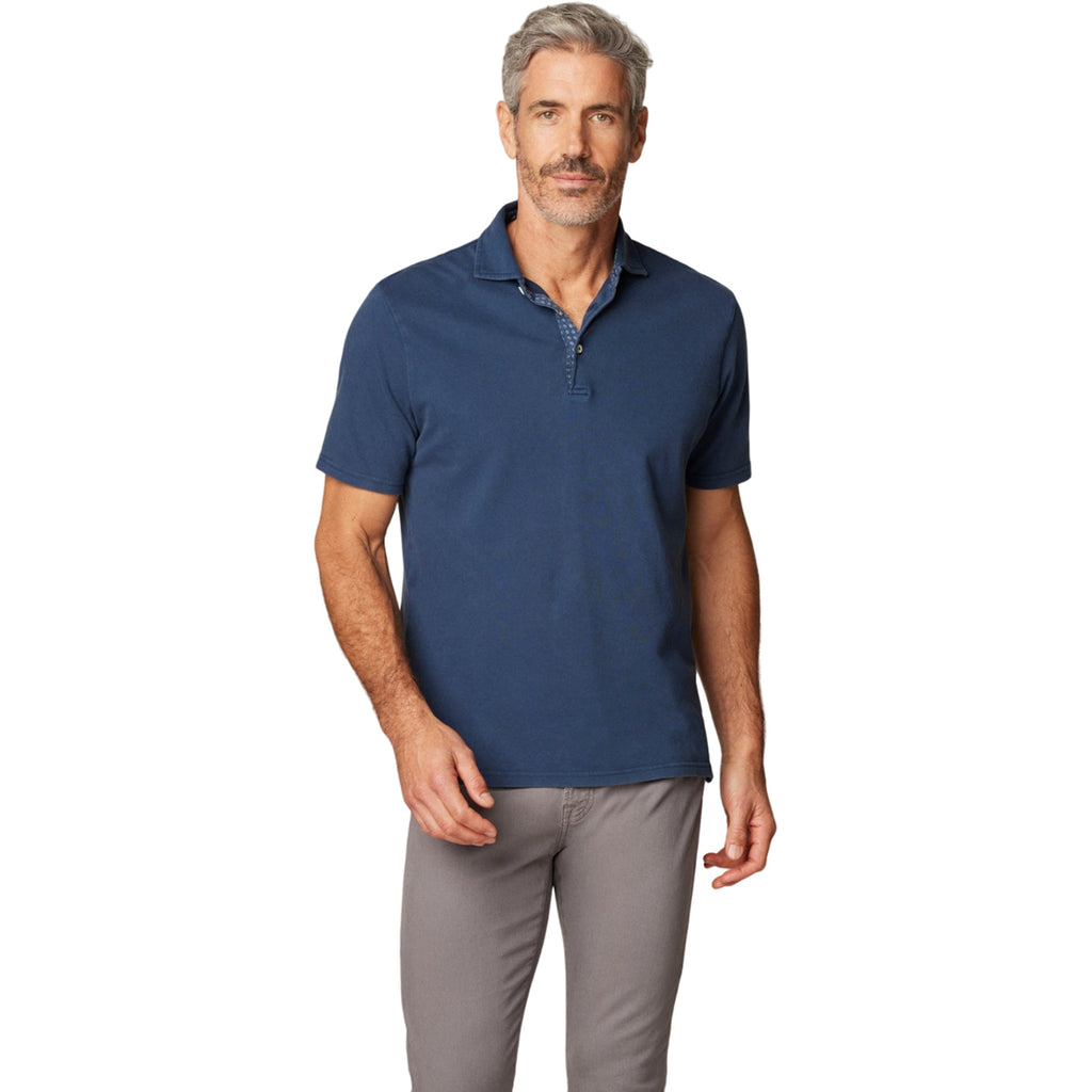 Johnnie-O Men's Navy Shoreline Cotton Pique Polo