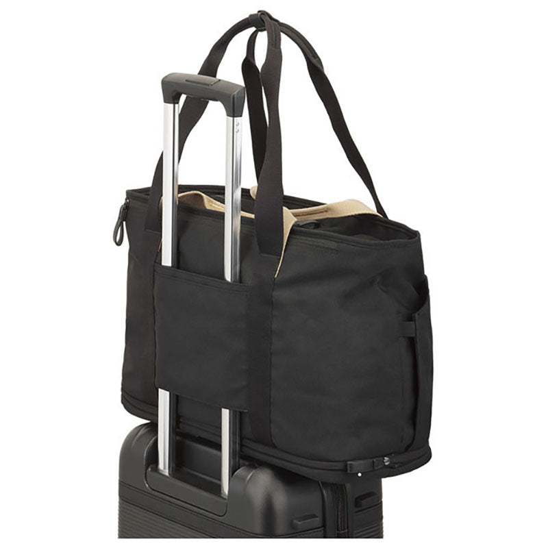 Bugatti Black Vacilando Laptop Travel Tote Bag