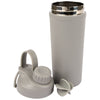 Logomark Grey Longden 26 oz. Double Wall, Stainless Steel Shaker Bottle
