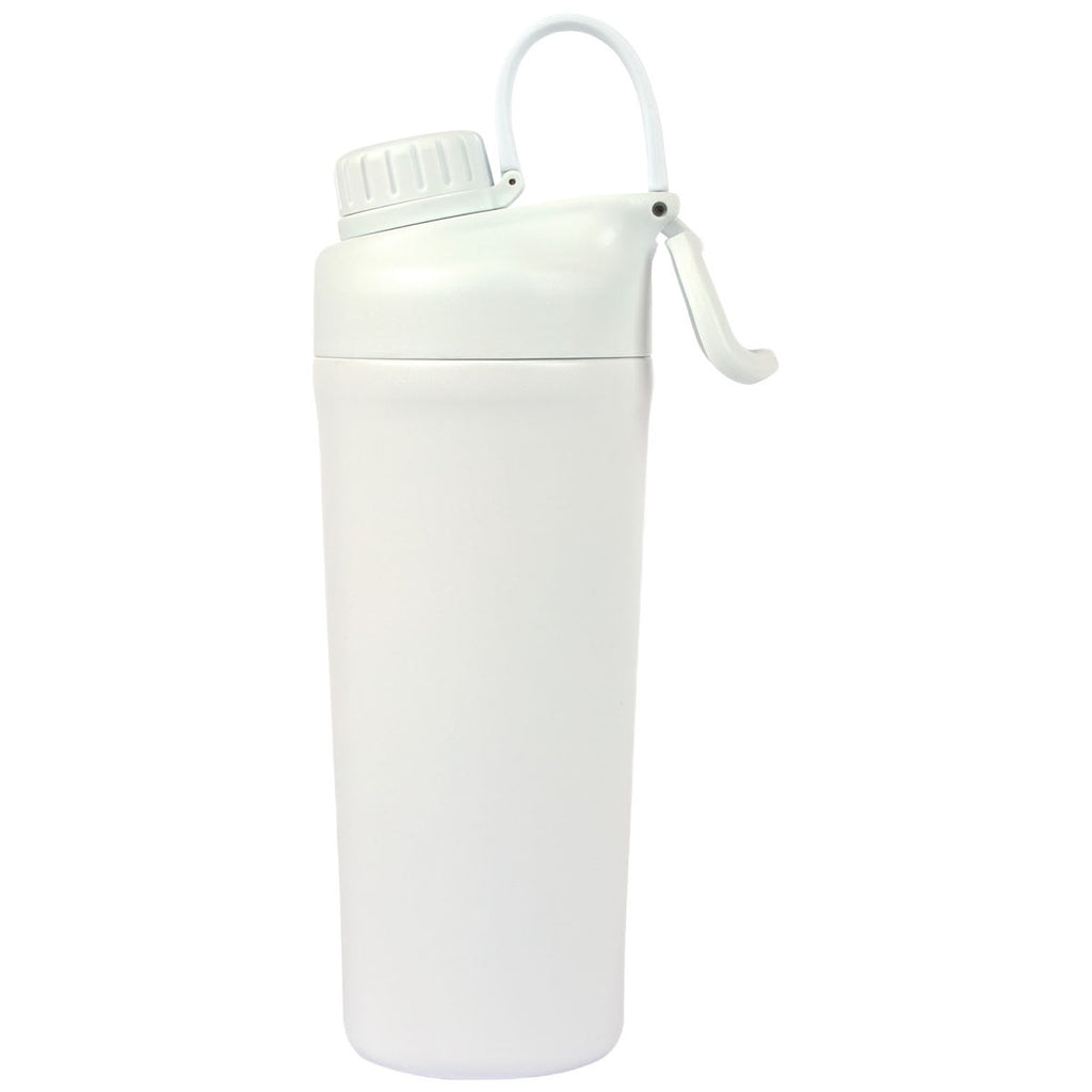 Logomark White Longden 26 oz. Double Wall, Stainless Steel Shaker Bottle