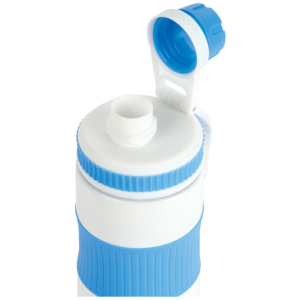 Logomark Light Blue Prescott 26 oz. Single Wall Recycled Stainless Steel Bottle