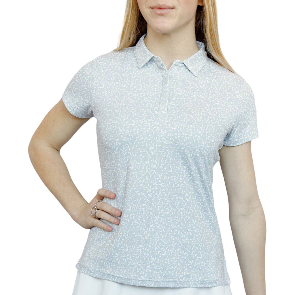 AndersonOrd Women's Steel/Lavender/White Delta Polo