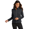 Port Authority Women's Charcoal Network Fleece Jacket