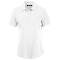 Cutter & Buck Women's White Coastline Epic Comfort Recycled Polo