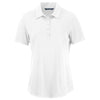 Cutter & Buck Women's White Coastline Epic Comfort Recycled Polo