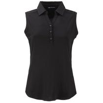 Cutter & Buck Women's Black Forge Eco Stretch Recycled Sleeveless Polo