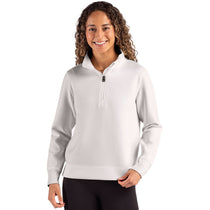 Cutter & Buck Women's Solitare Roam Epic Versatility Quarter Zip Pullover