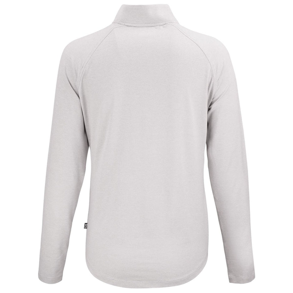 Cutter & Buck Women's Concrete Coastline Epic Comfort Recycled Quarter Zip
