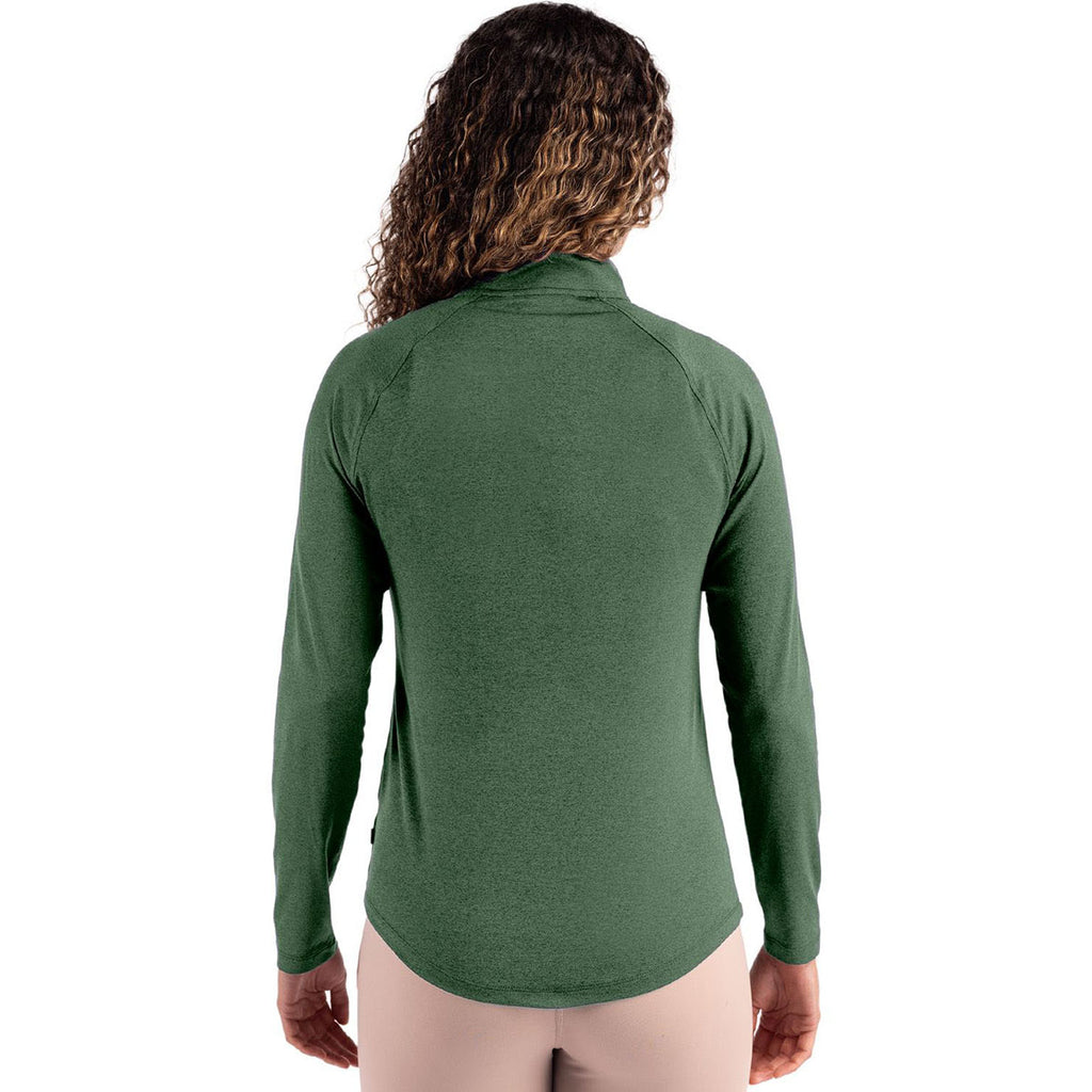 Cutter & Buck Women's Hunter Coastline Epic Comfort Recycled Quarter Zip