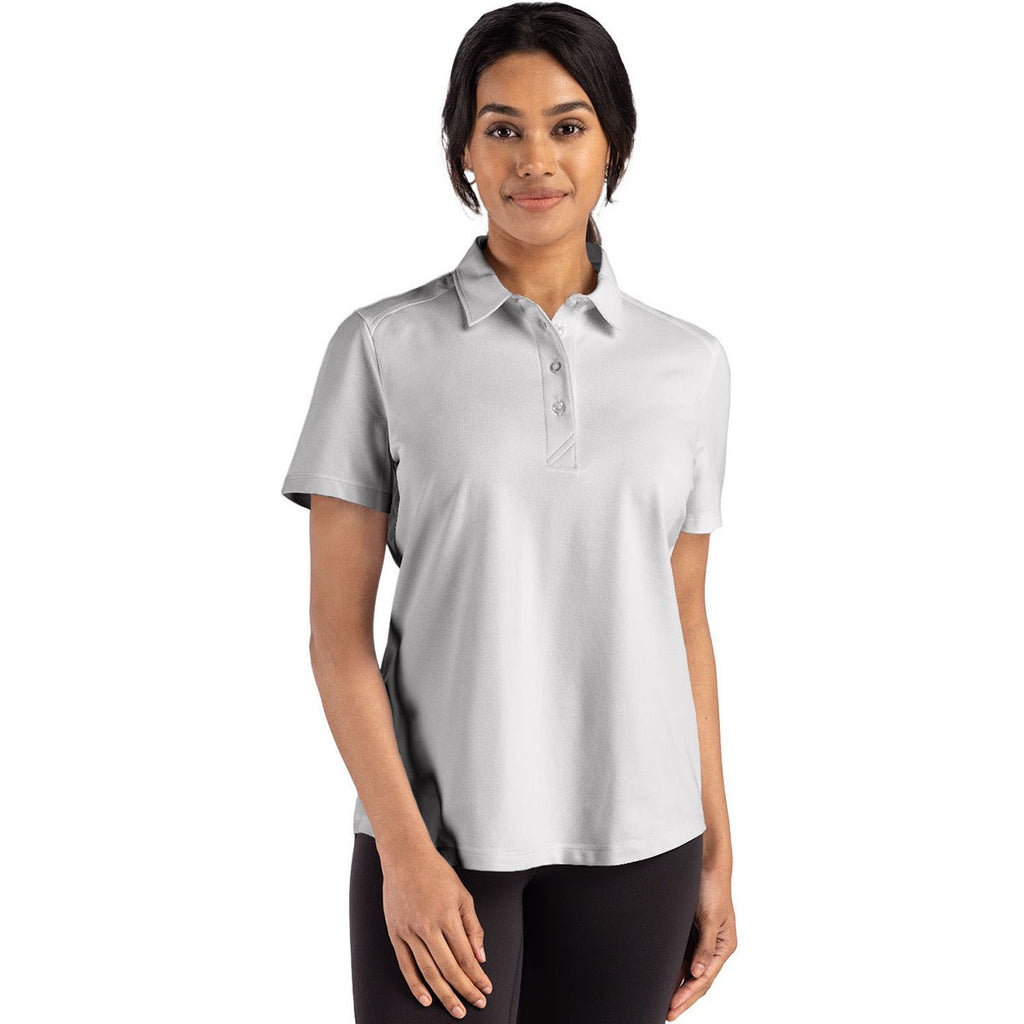 Cutter & Buck Women's Concrete Advantage Refresh Epic Confidence Recycled Tri-Blend Pique Polo