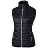 Cutter & Buck Women's Dark Navy/Silver Melange Rainier Vest