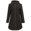 Cutter & Buck Women's Black Camano Everyday Stretch Recycled Water Resistant Jacket