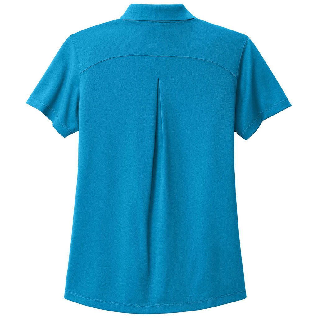 Port Authority Women's Parcel Blue Wearever Performance Pique Polo