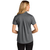 Port Authority Women's Storm Grey Wearever Performance Pique Polo