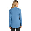 Port Authority Women's Carolina Blue Luxe Knit Button Tunic
